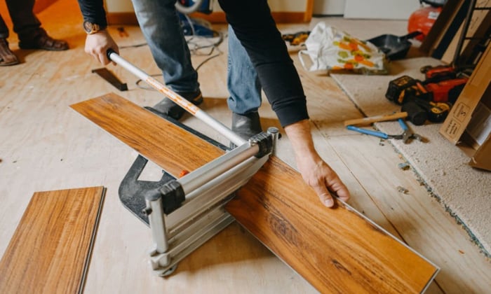Quality cutting tools are crucial for DIY flooring installation