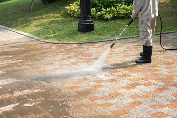 Driveway and walkway cleaning services